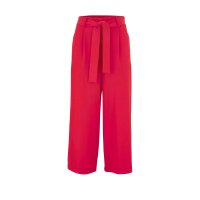 Designer-Culotte m. Gürtel, rot