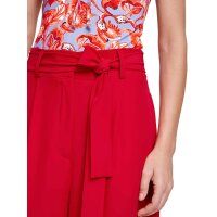Designer-Culotte m. Gürtel, rot