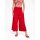 Designer-Culotte m. Gürtel, rot