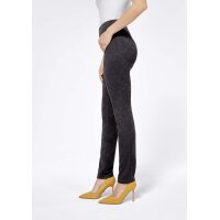 Jacquard-Stretchhose, marine-schwarz