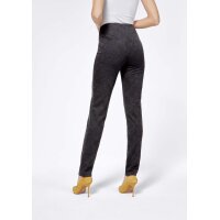 Jacquard-Stretchhose, marine-schwarz
