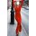 Maxi-Jerseykleid, rot