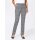 Glencheck pattern jersey trousers, black-white