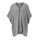 Knit poncho, grey blend