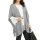 Knit poncho, grey blend