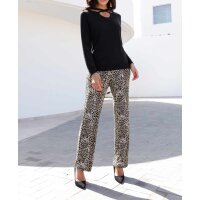 Fine knit sweater, black