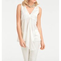 Blouse top, offwhite