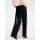 Trousers with chiffon throw, black
