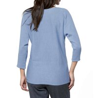 Merinowolle-Pullover, blau
