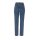 Marken-High-Waist-Jeans, blau