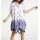 Blusenjacke m. Stickerei, offwhite-blau