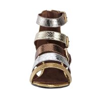 Sandalette, gold-silberfarben