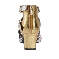 Sandalette, gold-silberfarben