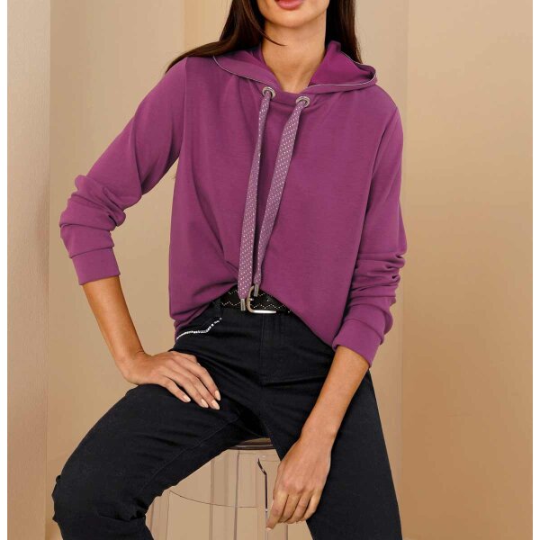 Bluza z kapturem, malwowa