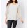 Designer-Bluse m Puffärmeln, ecru