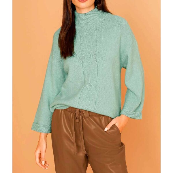Comfort sweater, chalk mint