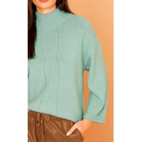 Comfort sweater, chalk mint
