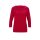 Designer-Feinstrickpullover m. Cut-Outs, rot