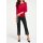 Designer-Feinstrickpullover m. Cut-Outs, rot