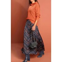Designer-Grobstrickpullover, mandarine