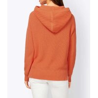 Designer-Grobstrickpullover, mandarine