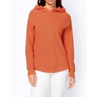 Designer-Grobstrickpullover, mandarine