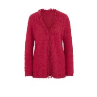 Designer-Kuschel-Strickjacke, rot