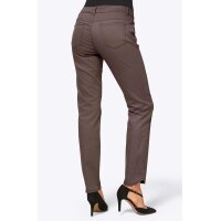 Stretch trousers with stass, taupe