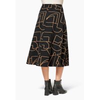 Designer-Rock, schwarz-beige