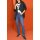 Designer-Shirt m. Druck-Dessin, weiß