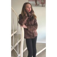 Quilted jacket, chocolate