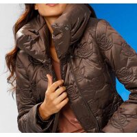 Quilted jacket, chocolate
