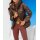 Quilted jacket, chocolate