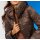 Quilted jacket, chocolate