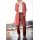 Designer-Strickmantel m. Wolle, flamingo