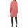 Designer-Strickmantel m. Wolle, flamingo