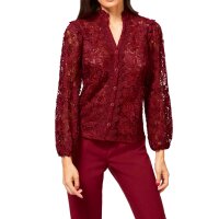 Designer-Spitzenbluse, kirsche