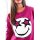 Sweter z uśmiechniętą buźką, różowy