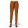 Designer-Velourslederimitat-Hose, cognac