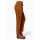Designer-Velourslederimitat-Hose, cognac