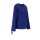 Rib knit sweater, royal blue
