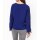 Rib knit sweater, royal blue