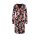 Designer-Jerseykleid, schwarz-bunt