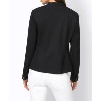 Designer-Jerseyblazer, schwarz