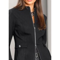 Designer-Jerseyblazer, schwarz
