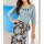 Designer-Shirt m. Cut-Outs, kalkmint