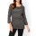 Designer-Pullover in Häkel-Optik, schwarz-sand