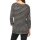 Designer-Pullover in Häkel-Optik, schwarz-sand