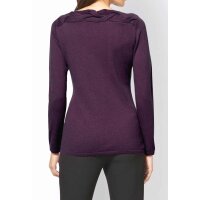 Crewneck sweater, berry