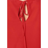 Chiffon-Blusentop, rot